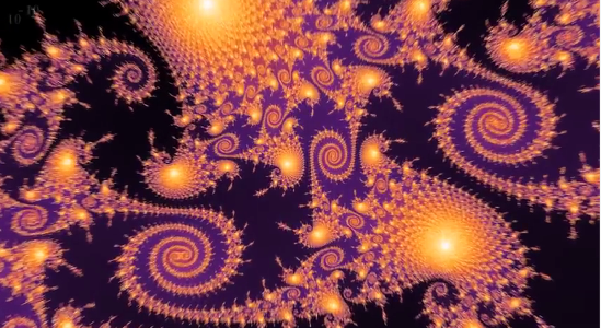 Ampliacin del fractal de Mandelbrot